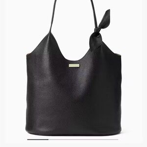Kate Spade On Purpose Black Leather Tote Purse Tote Bag